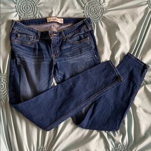 Dark Wash Super Skinny Denim Hollister Jeans